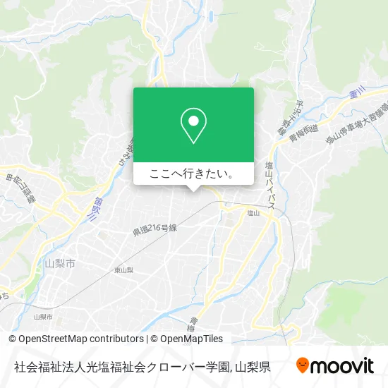 社会福祉法人光塩福祉会クローバー学園地図