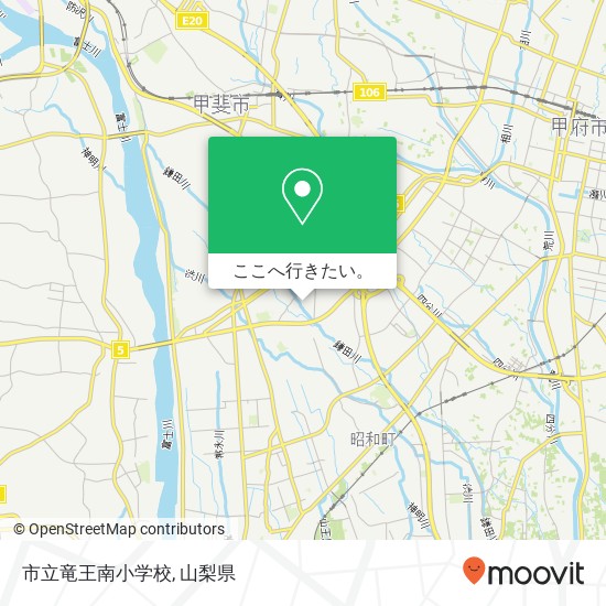 市立竜王南小学校地図