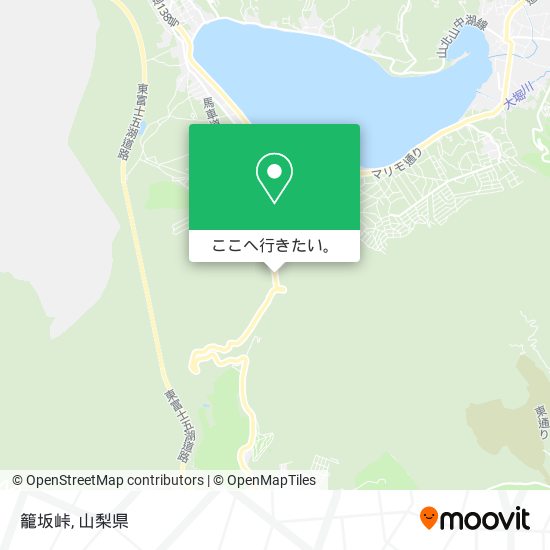 籠坂峠地図