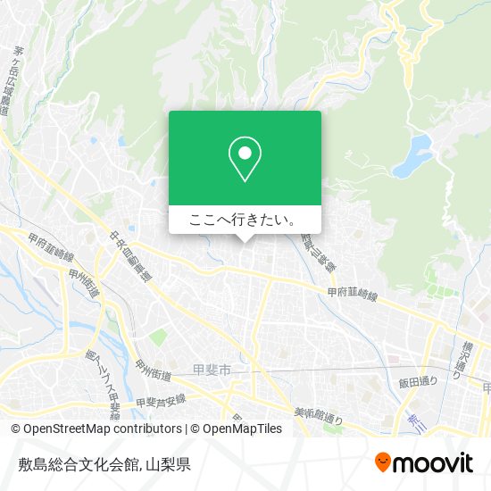敷島総合文化会館地図