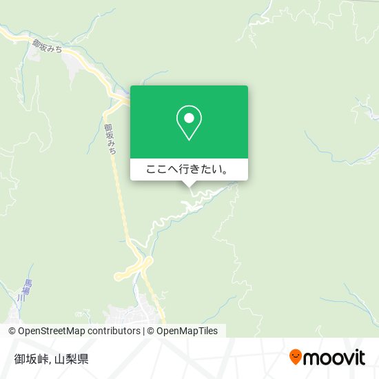 御坂峠地図