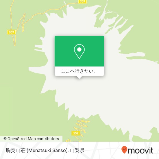 胸突山荘 (Munatsuki Sanso)地図