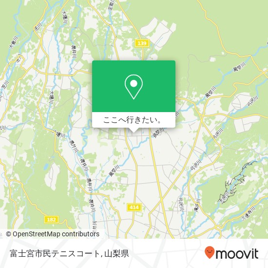 富士宮市民テニスコート地図