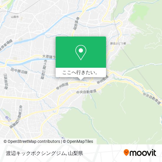 渡辺キックボクシングジム地図