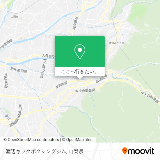 渡辺キックボクシングジム地図