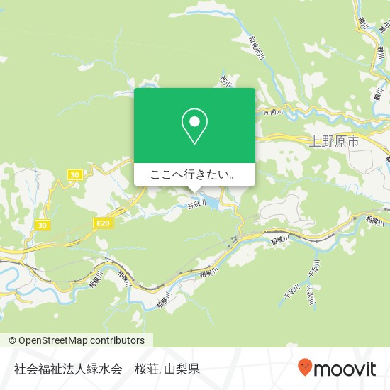 社会福祉法人緑水会　桜荘地図