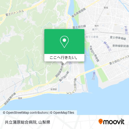 共立蒲原総合病院地図