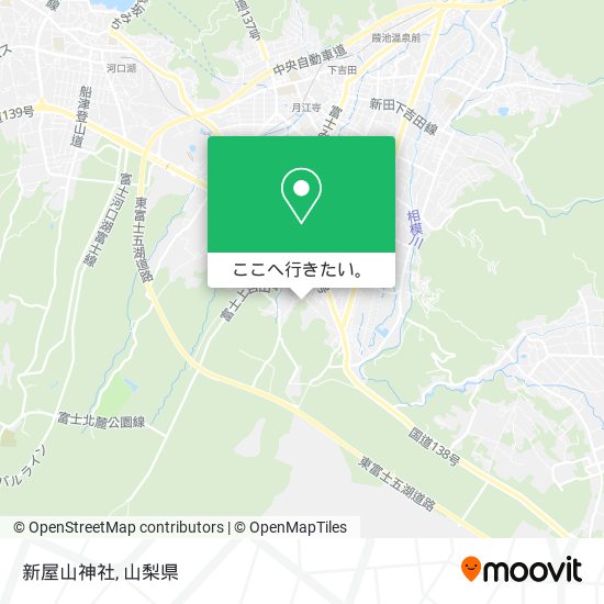 新屋山神社地図