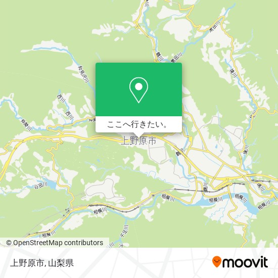 上野原市地図