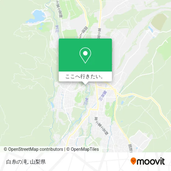 白糸の滝地図