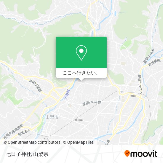 七日子神社地図