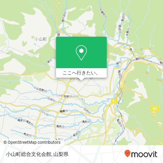 小山町総合文化会館地図