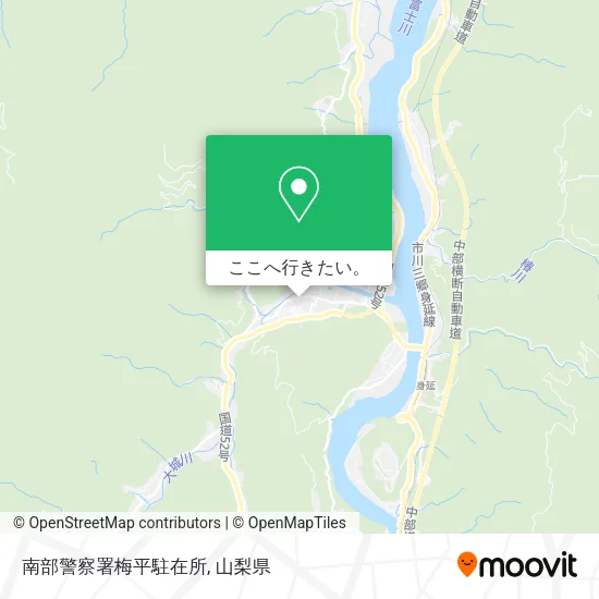 南部警察署梅平駐在所地図