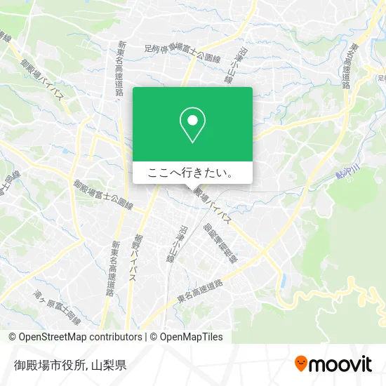 御殿場市役所地図