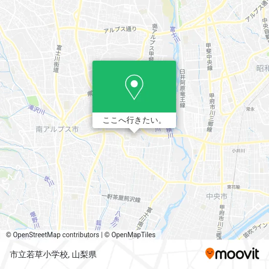 市立若草小学校地図