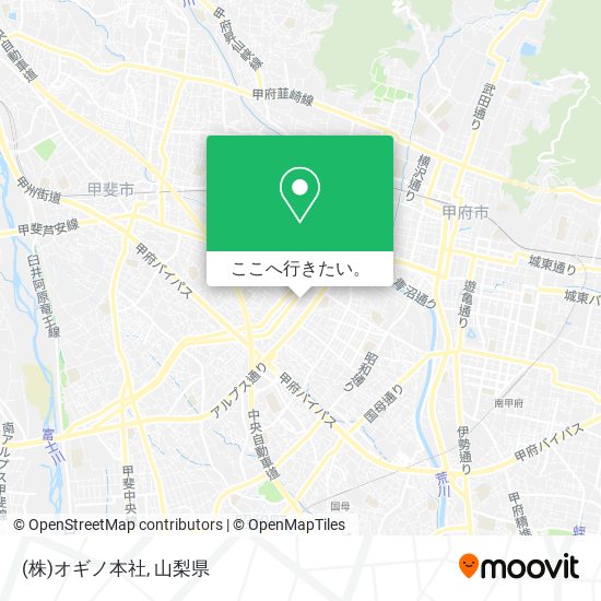(株)オギノ本社地図