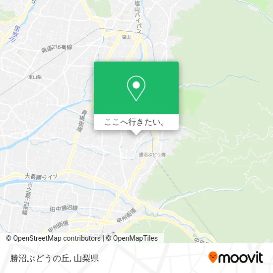 勝沼ぶどうの丘地図
