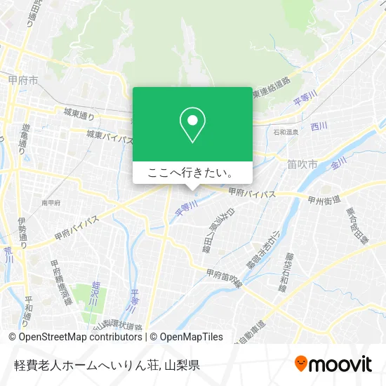 軽費老人ホームへいりん荘地図