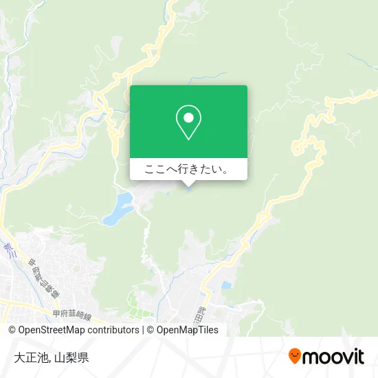大正池地図