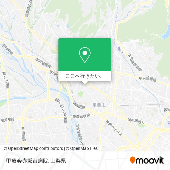 甲療会赤坂台病院地図