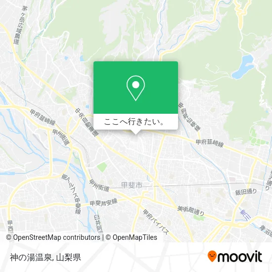 神の湯温泉地図