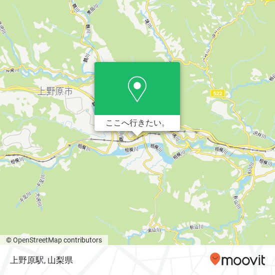 上野原駅地図