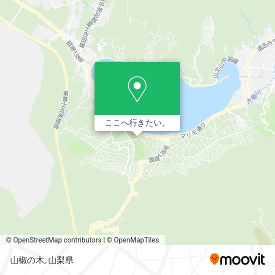 山椒の木地図