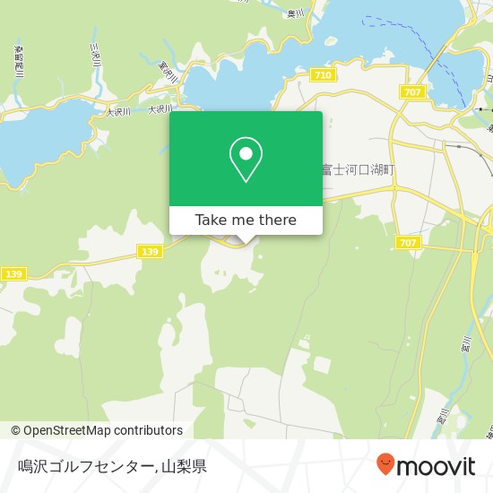 鳴沢ゴルフセンター地図