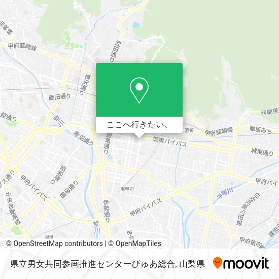 県立男女共同参画推進センターぴゅあ総合地図