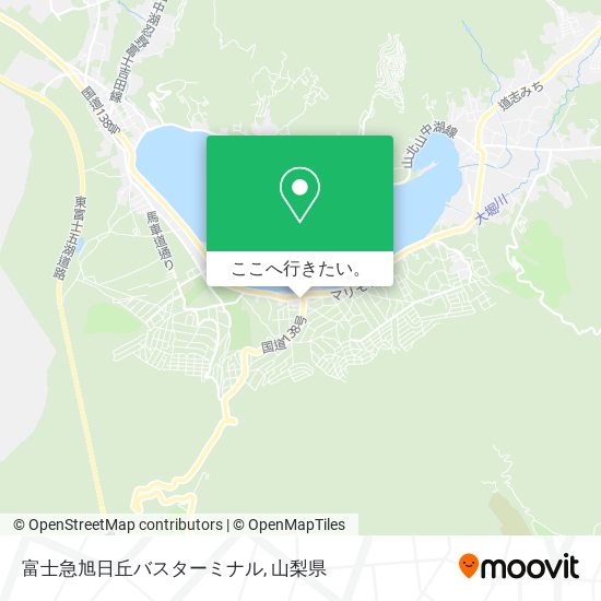 富士急旭日丘バスターミナル地図