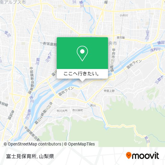 富士見保育所地図