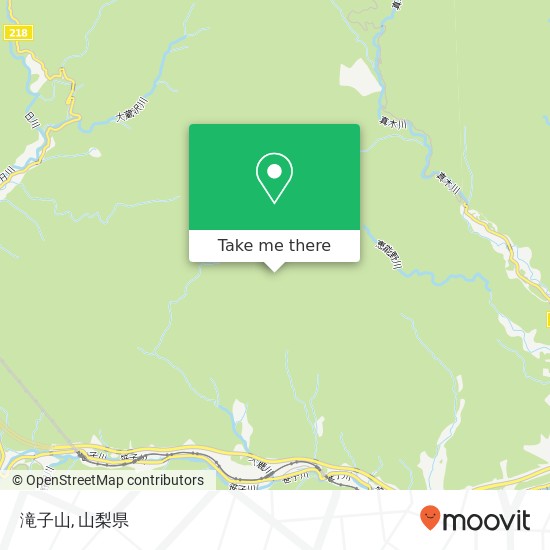 滝子山地図