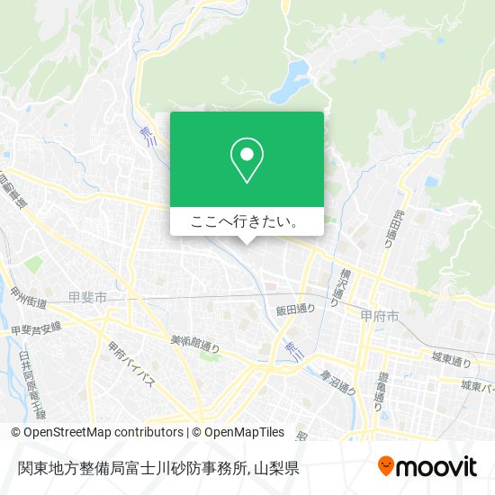 関東地方整備局富士川砂防事務所地図
