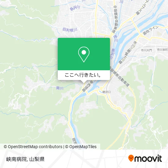 峡南病院地図