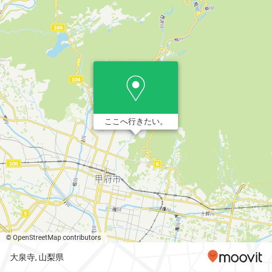 大泉寺地図
