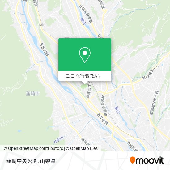 韮崎中央公園地図