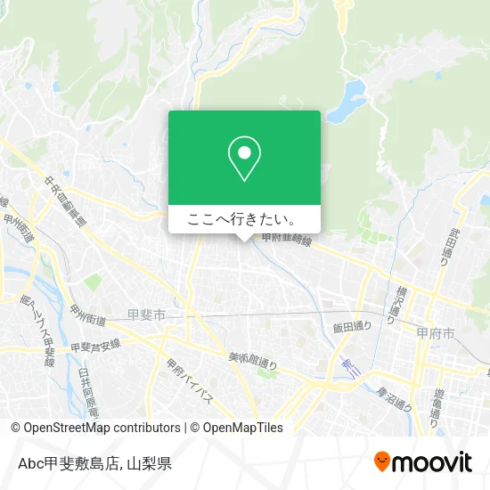 Abc甲斐敷島店地図