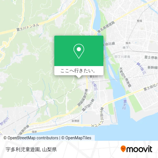 宇多利児童遊園地図