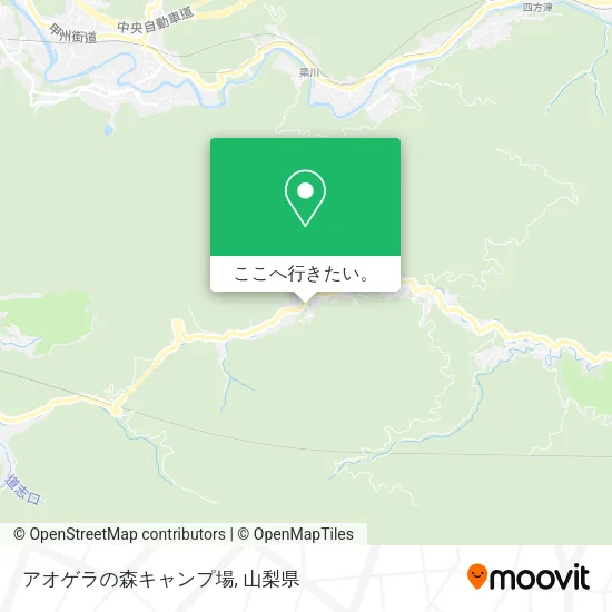 アオゲラの森キャンプ場地図