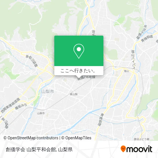 創価学会 山梨平和会館地図