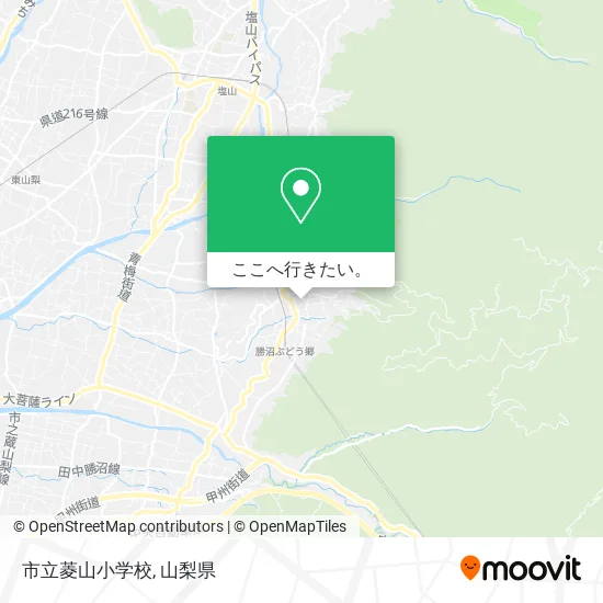 市立菱山小学校地図