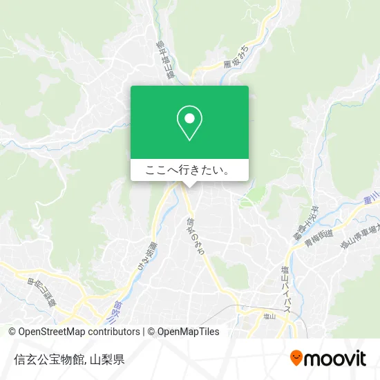 信玄公宝物館地図