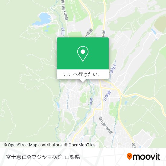 富士恵仁会フジヤマ病院地図