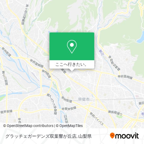 グラッチェガーデンズ双葉響が丘店地図