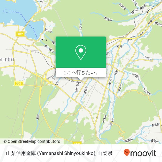 山梨信用金庫 (Yamanashi Shinyoukinko)地図