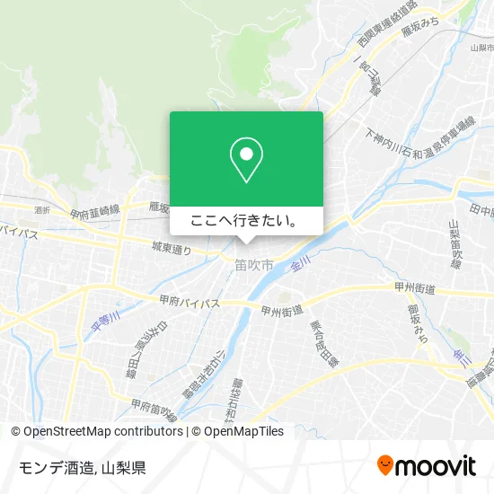 モンデ酒造地図