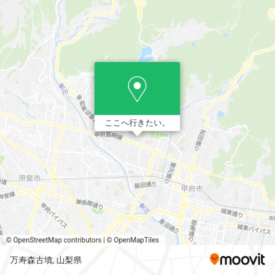 万寿森古墳地図