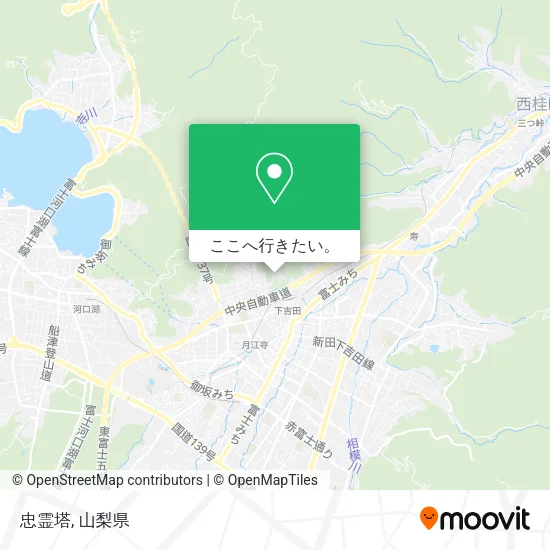 忠霊塔地図