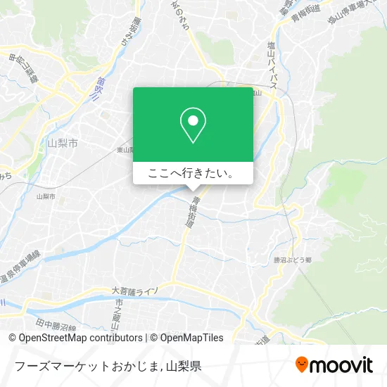 フーズマーケットおかじま地図
