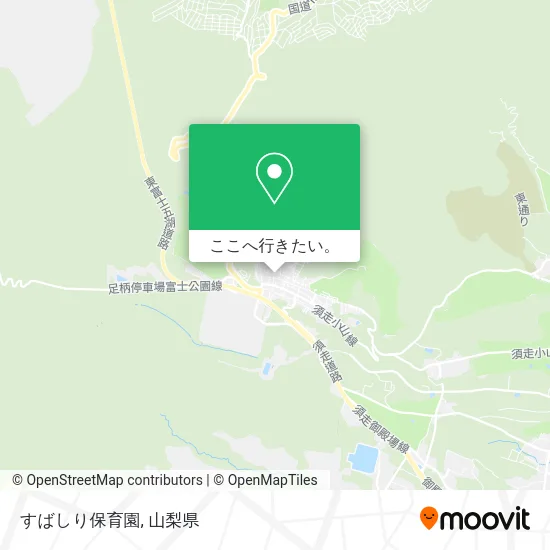 すばしり保育園地図